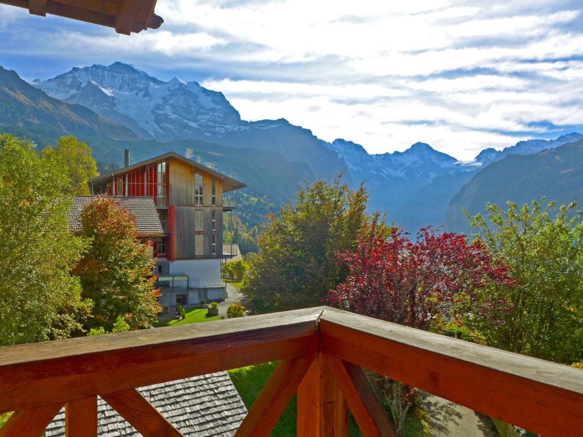 Apartment Rose Apt- Y By Interhome Wengen Eksteriør billede