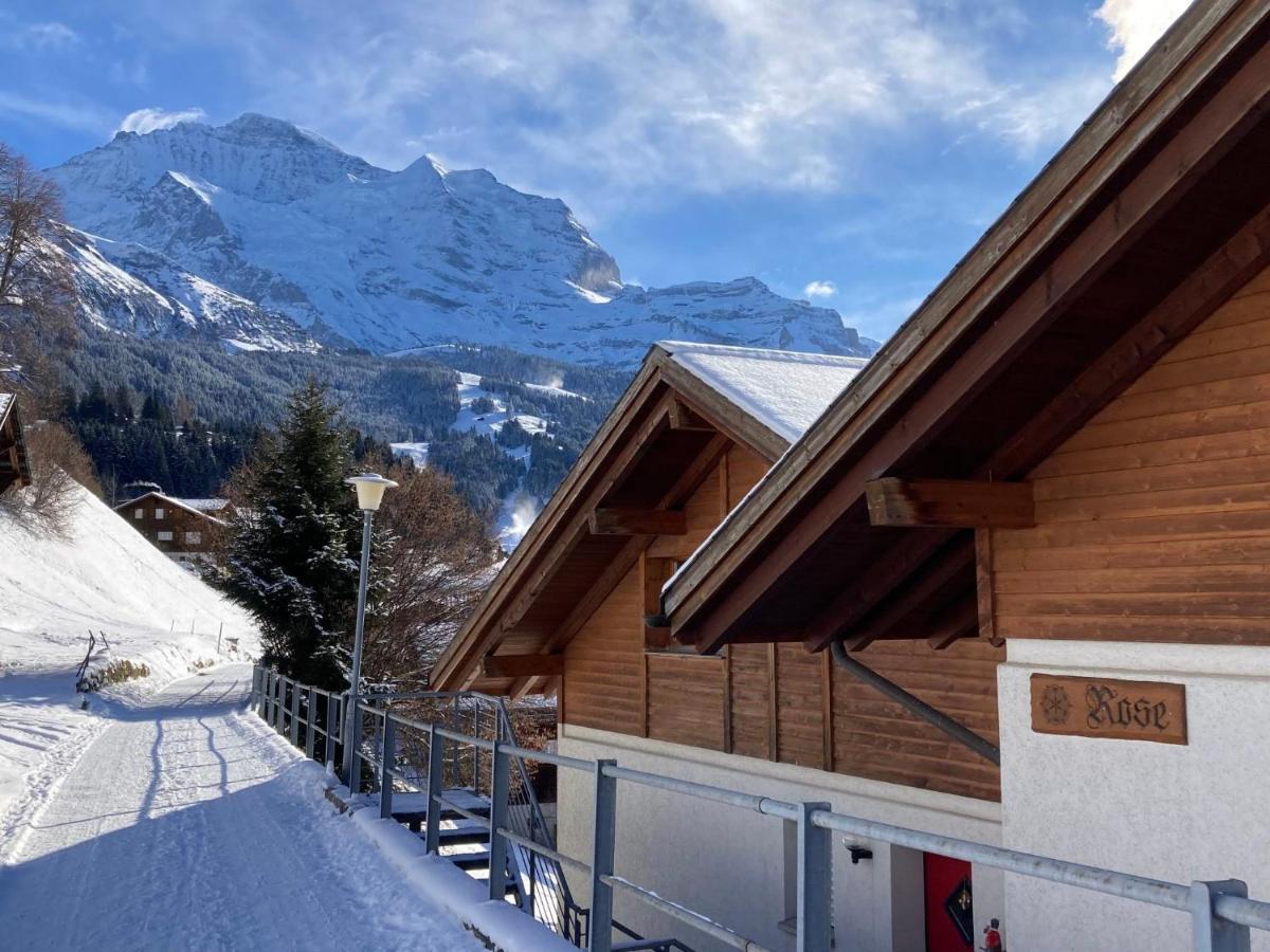 Apartment Rose Apt- Y By Interhome Wengen Eksteriør billede