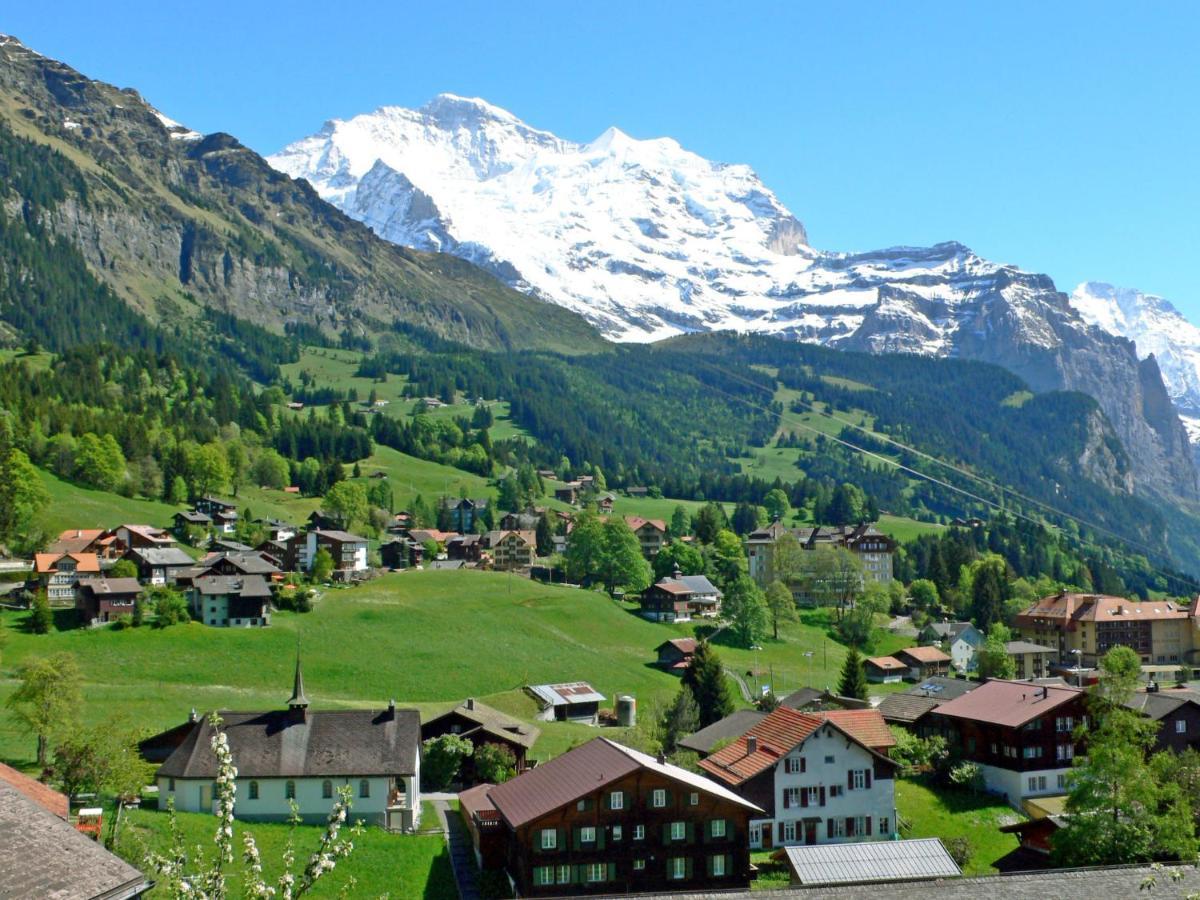 Apartment Rose Apt- Y By Interhome Wengen Eksteriør billede