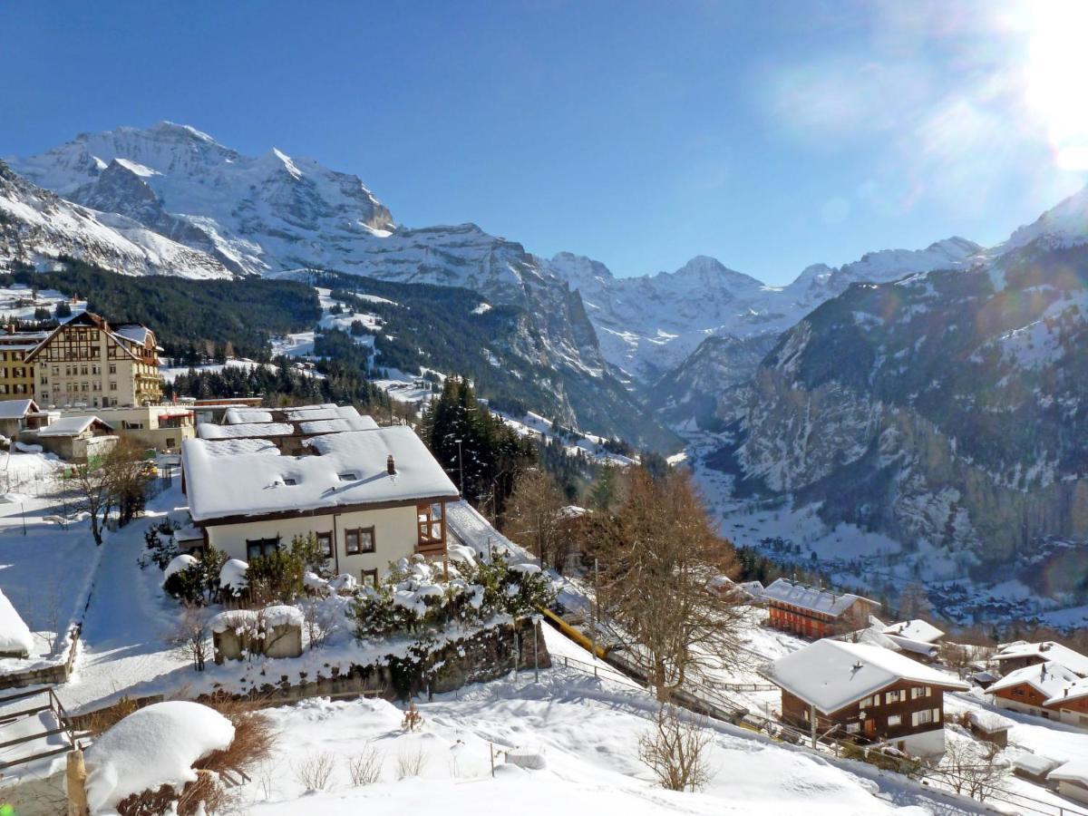 Apartment Rose Apt- Y By Interhome Wengen Eksteriør billede